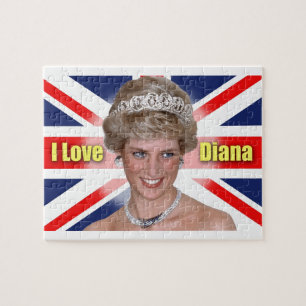 Quebra-cabeça 'I Love Diana' Princesa HRH