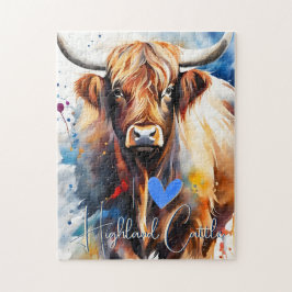 Quebra-cabeça i love Highland Cattle