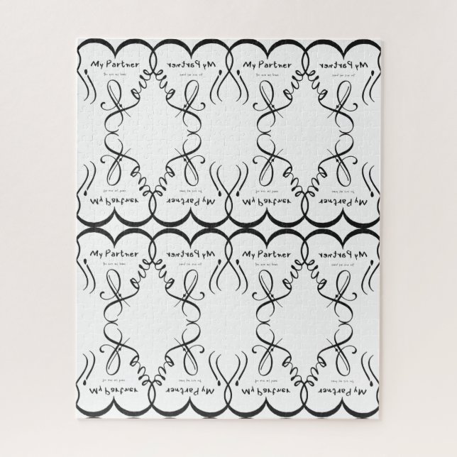 Quebra-cabeça I love my partner • You are my home (Vertical)