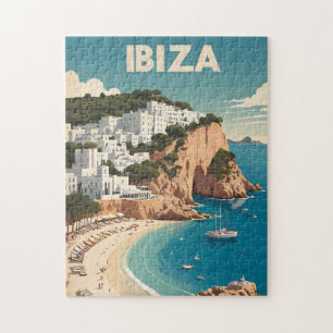 Quebra-cabeça Ibiza, Poster de viagens Espanha