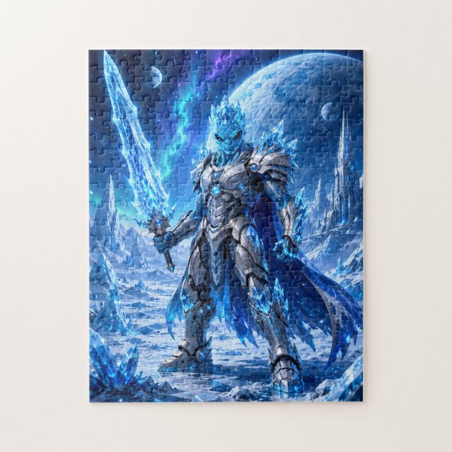 Quebra-cabeça Ice Alien Warrior Puzzle (Vertical)