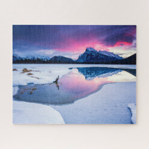 Quebra-cabeça Ice & Snow Mt. Rundle, Canada