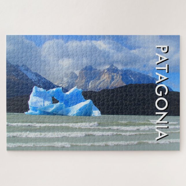 Quebra-cabeça iceberg de patagonia Beach (Horizontal)