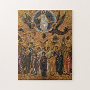 Quebra-cabeça Ícone Bizantino Cristão Ortodoxo Ascensão