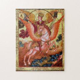 Quebra-cabeça Ícone Cristão Ortodoxo Arcanjo Miguel