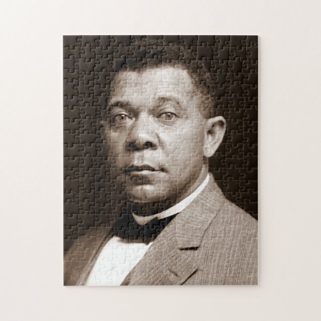 Quebra-cabeça Ícone da História Negra: Booker T Washington, Retr (Vertical)