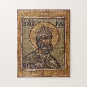 Quebra-cabeça Ícone de Job Orthodox Christian Bizantine