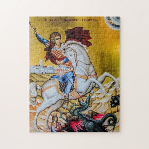 Quebra-cabeça Ícone George Orthodox, rua