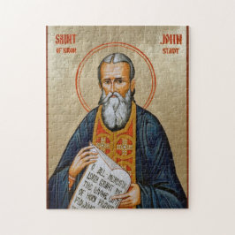 Quebra-cabeça Ícone Ortodoxo Cristão de São João de Kronstadt