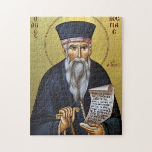 Quebra-cabeça Ícone Ortodoxo Cristão de São Kosmas de Etólia