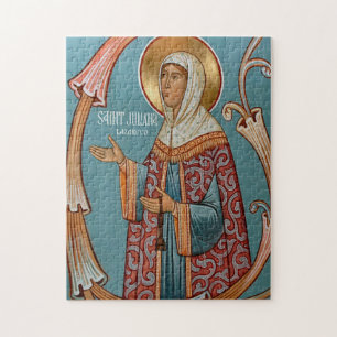 Quebra-cabeça Ícone Ortodoxo Cristão de Sta. Juliana de Lazarevo