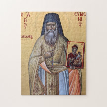 Ícone Ortodoxo de São Evmenios Saridakis o Novo 
