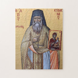 Quebra-cabeça Ícone Ortodoxo de São Evmenios Saridakis o Novo 