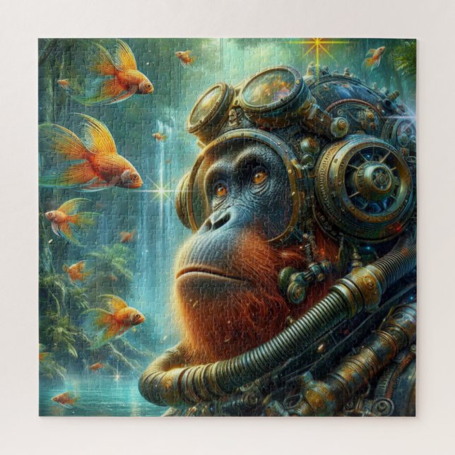 QUEBRA-CABEÇA IDADE DO ORANGUTAN DE AÇO (Vertical)