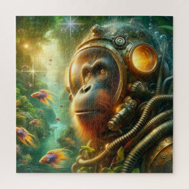 QUEBRA-CABEÇA IDADE DO ORANGUTAN DE AÇO 3 (Vertical)