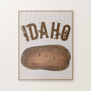 Quebra-cabeça Idaho ID Batata Feita Batata Febre Foodie