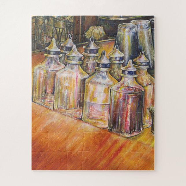 Quebra-cabeça Ideografia da luz Ouro (Vertical)