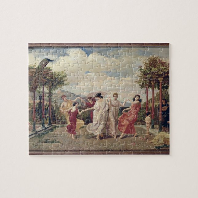 Quebra-cabeça Idyll clássico (óleo em canvas) (Horizontal)