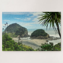 Quebra-cabeça Idyllic Bethells Beach Coastal Photo