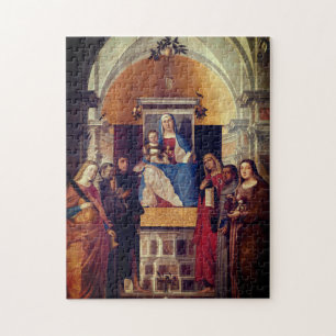 Quebra-cabeça Igreja Baptism Vintage Arte Medieval