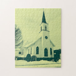 Quebra-cabeça Igreja de inverno