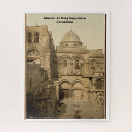 Quebra-cabeça Igreja de Jerusalém Fotográfica Vintage