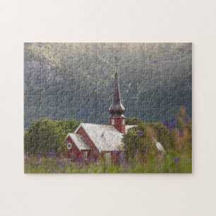 Quebra-cabeça Igreja de Lofoten da Noruega
