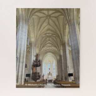 Quebra-cabeça Igreja de Michael rua, Cluj-Napoca, Romênia, sobre