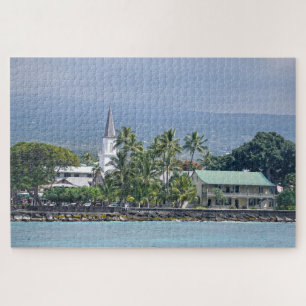 Quebra-cabeça Igreja de Mokuaikaua, Palácio de Hulihee, Kailua-K