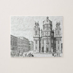 Quebra-cabeça Igreja de Notre Dame, Salzburg, Áustria, 'de