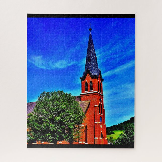 Quebra-cabeça Igreja de Verão (Vertical)