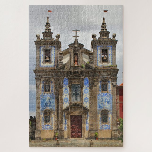Quebra-cabeça Igreja do Santo Ildefonso, Porto, Portugal (Vertical)