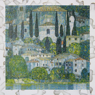 Quebra-cabeça Igreja (Kirche) em Cassone por Gustav Klimt