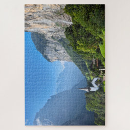 Quebra-cabeça Igreja no Vale de Lauterbrunnen, Suiça