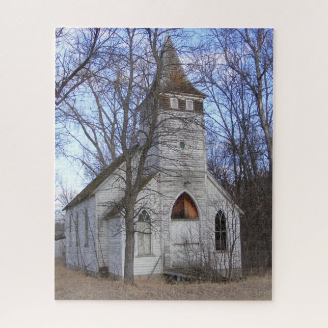 Quebra-cabeça Igreja Russa Abandonada (Vertical)