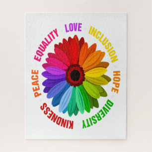 Quebra-cabeça Igualdade Amor Inclusão Esperança Diversidade Bond