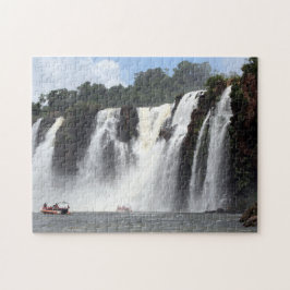 Quebra-cabeça Iguazu Falls e Barcos, Argentina
