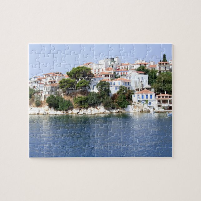 Quebra-cabeça Ilha de Skiathos, Grécia Puzzle (Horizontal)