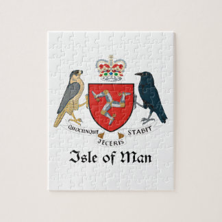 Quebra-cabeça ILHA DO HOMEM - emblema/bandeira/símbolo/brasão