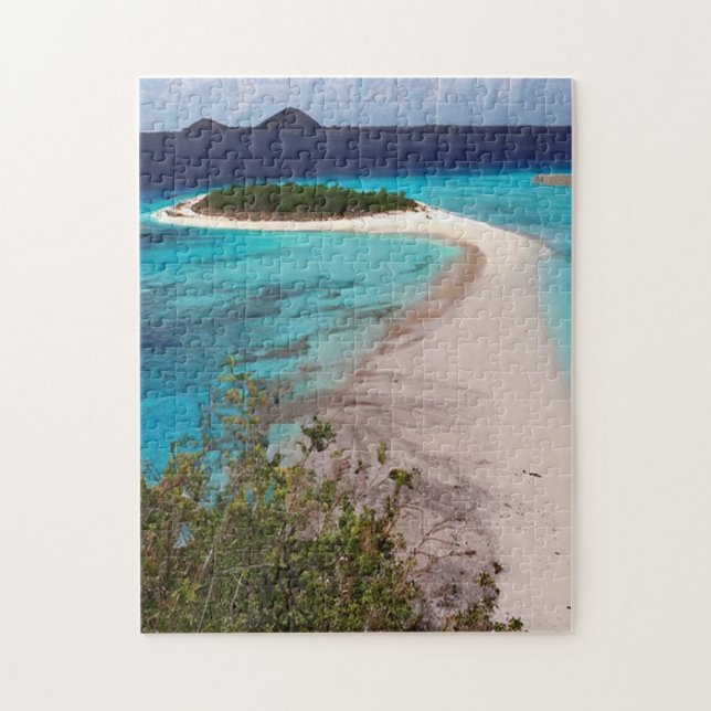 Quebra-cabeça Ilha Sandy, Anguilla (Vertical)