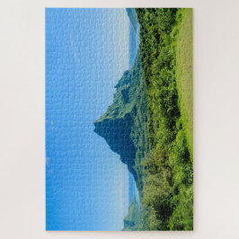 Quebra-cabeça Ilha verde tropical de Moorea no Pacífico