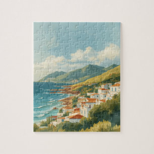 Quebra-cabeça Ilhas Baleares Viagem Francesa Riviera Vintage