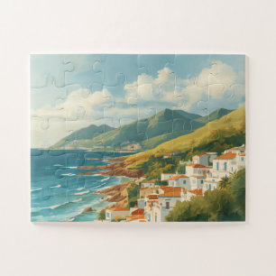 Quebra-cabeça Ilhas Baleares Viagem Francesa Riviera Vintage