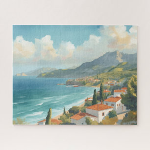 Quebra-cabeça Ilhas Baleares Viagem Francesa Vintage