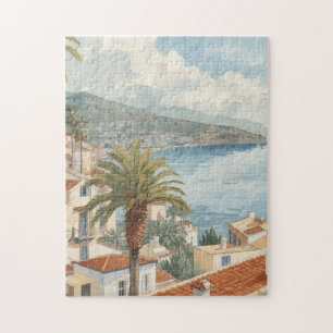 Quebra-cabeça Ilhas Baleares Viagem Francesa Vintage