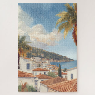 Quebra-cabeça Ilhas Baleares Viagem Francesa Vintage