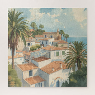Quebra-cabeça Ilhas Baleares Viagem Francesa Vintage