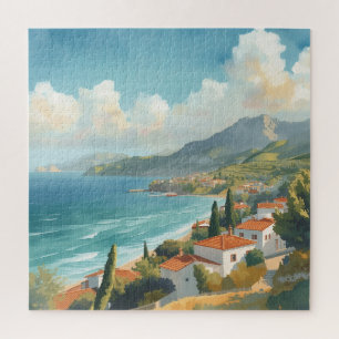 Quebra-cabeça Ilhas Baleares Viagem Francesa Vintage