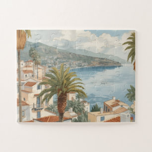 Quebra-cabeça Ilhas Baleares Viagem Francesa Vintage