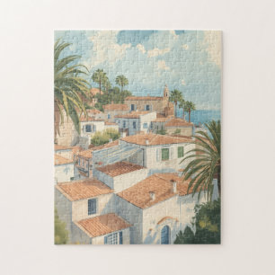 Quebra-cabeça Ilhas Baleares Viagem Francesa Vintage